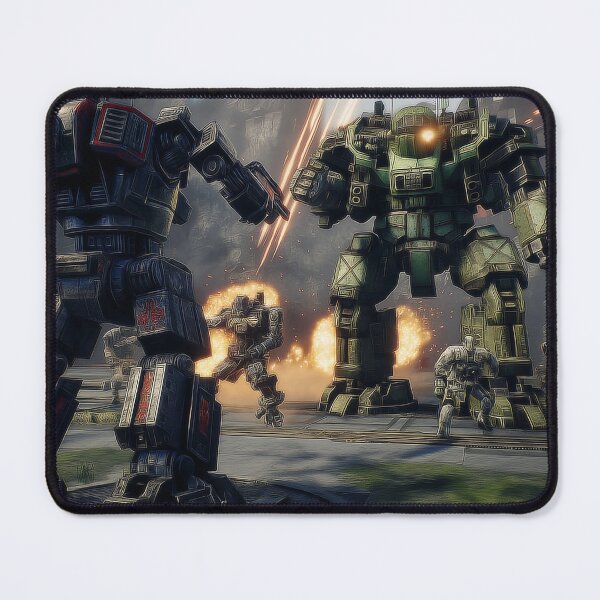 Item preview, Mech combat Scene designed and sold by NyghtowlStudio.