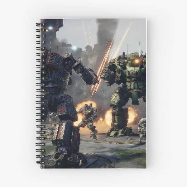Artikelvorschau, Mech-Kampfszene entworfen und verkauft von NyghtowlStudio.
