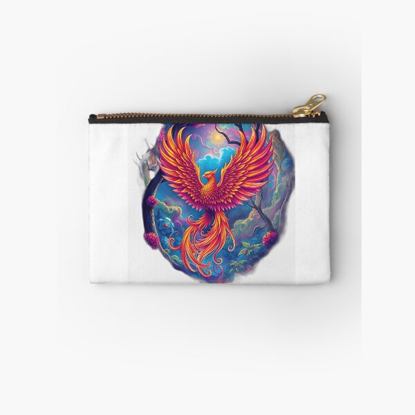 Item preview, Psychedelic Phoenix in Vibrant Forest designed and sold by sharon1210.