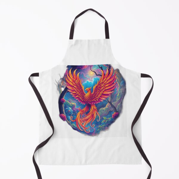 Item preview, Psychedelic Phoenix in Vibrant Forest designed and sold by sharon1210.
