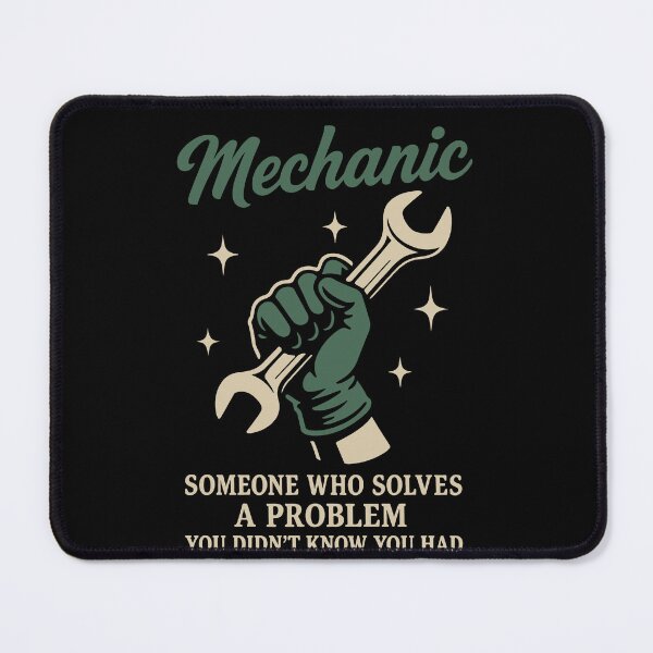 Item preview, Mechanic Problem Solver Garage Funny Saying designed and sold by LuminOrb.