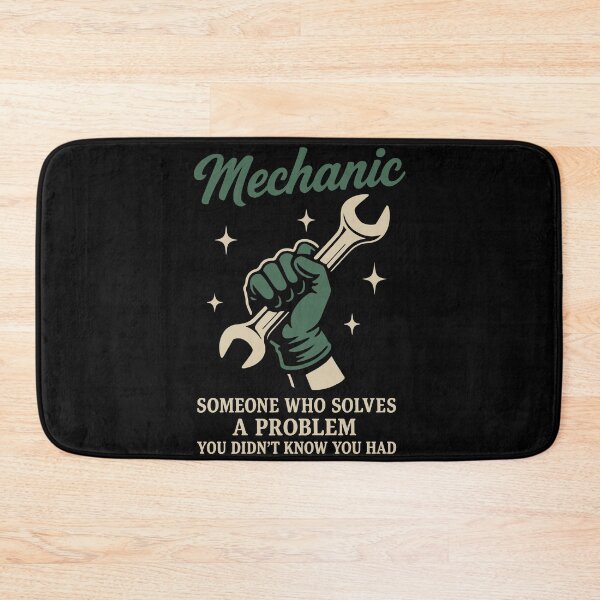 Item preview, Mechanic Problem Solver Garage Funny Saying designed and sold by LuminOrb.