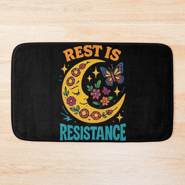 Item preview, Rest Is Resistance Mindfulness Affirmation designed and sold by LuminOrb.