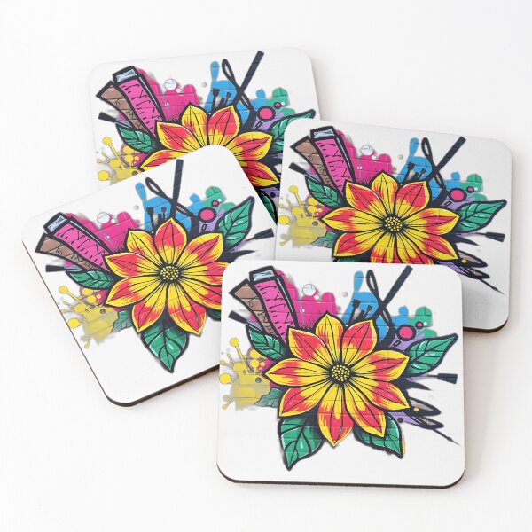 Item preview, Vibrant Graffiti Flower Art designed and sold by sharon1210.