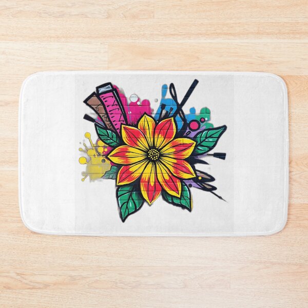Item preview, Vibrant Graffiti Flower Art designed and sold by sharon1210.