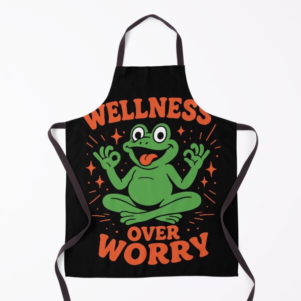 Item preview, Wellness Over Worry Mindfulness Yoga Meditation designed and sold by LuminOrb.