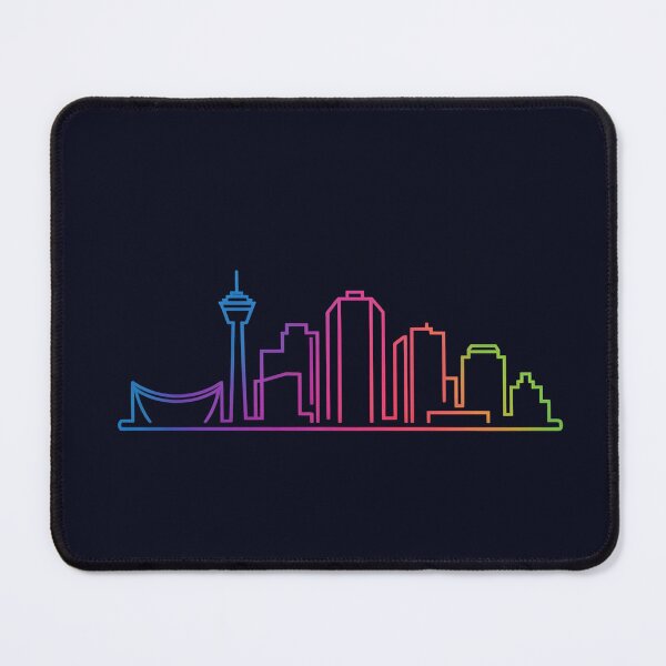 Item preview, Calgary Skyline – Minimalist Neon Travel Souvenir Design designed and sold by Paper Drip.