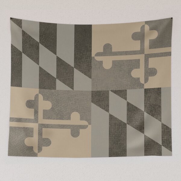 Item preview, Camo Maryland Flag, Horizontal designed and sold by merlinmerchshop.