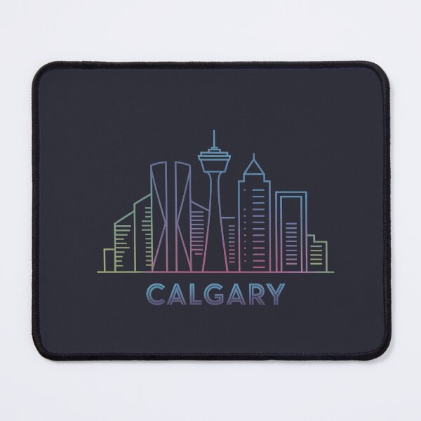Item preview, Calgary Skyline – Minimalist Neon Travel Souvenir Design designed and sold by Paper Drip.