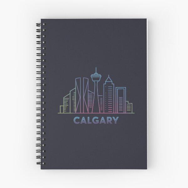 Item preview, Calgary Skyline – Minimalist Neon Travel Souvenir Design designed and sold by Paper Drip.