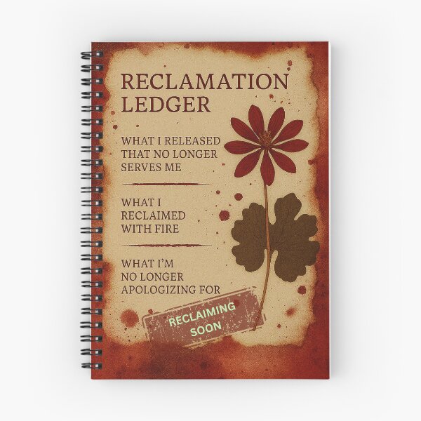 Item preview, Reclamation Ledger – Bold Healing designed and sold by OceanDreamsNow.