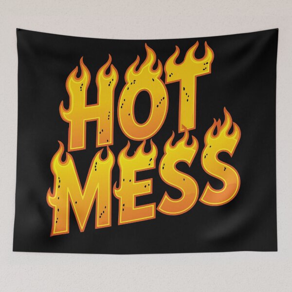 Item preview, Flaming Hot Mess - Bold Fire designed and sold by pixelated_echoes.