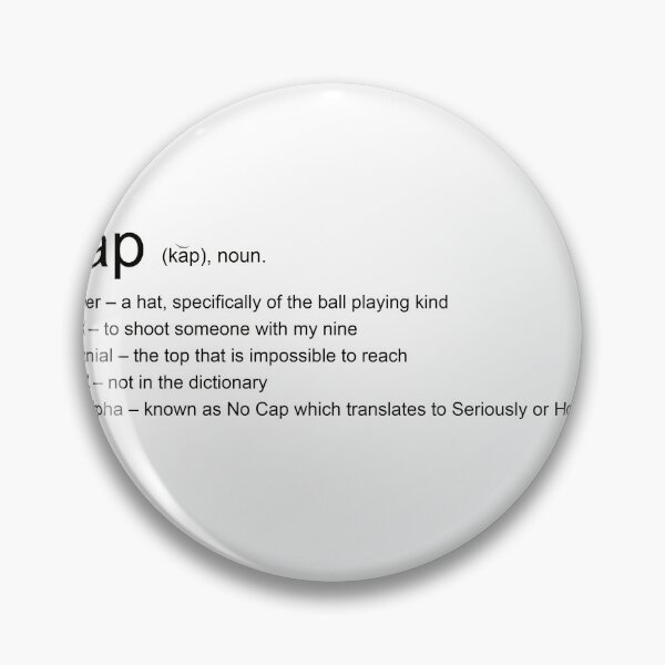 Item preview, Cap explained designed and sold by hominym.
