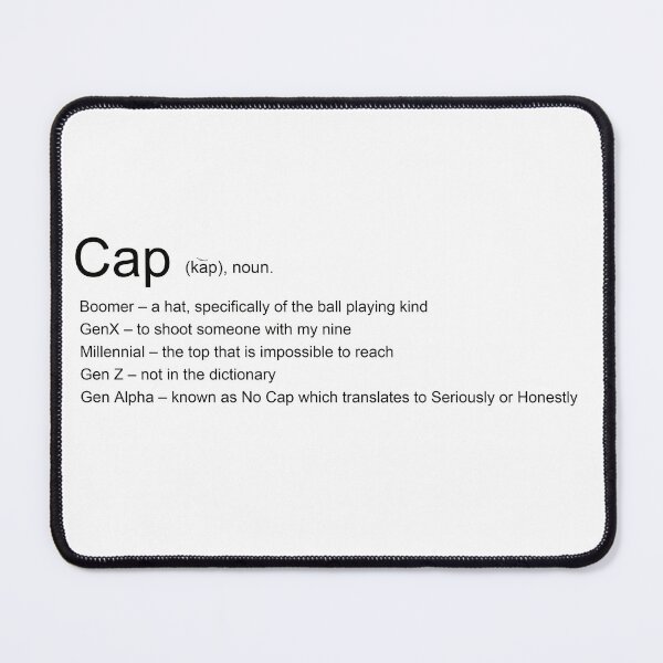Item preview, Cap explained designed and sold by hominym.