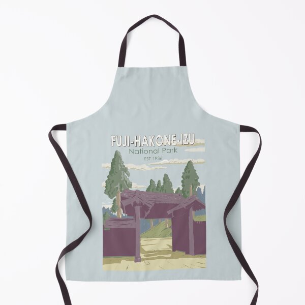 Item preview, Fuji Hakone Izu National Park Japan Illustration Travel Art Vintage designed and sold by KrisSidDesigns.