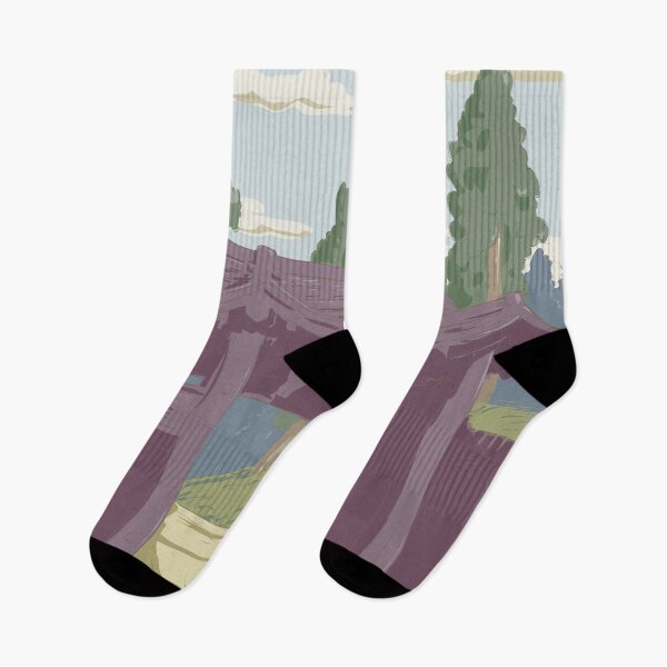 Item preview, Fuji Hakone Izu National Park Japan Illustration Travel Art Vintage designed and sold by KrisSidDesigns.