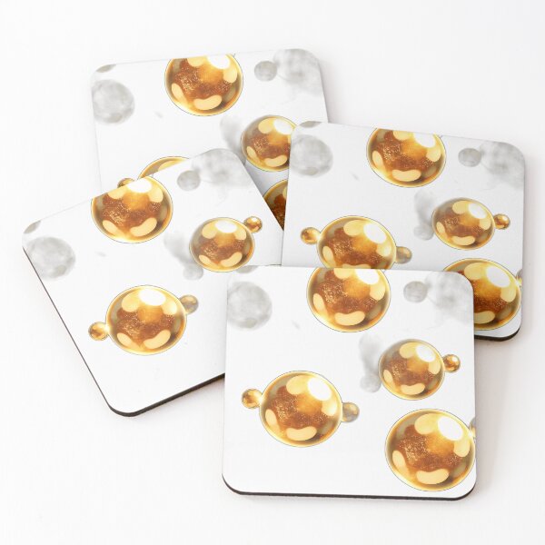 Item preview, Luminous Gold and Silver Orbs Pattern designed and sold by sharon1210.