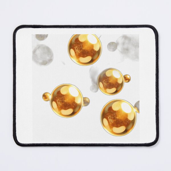 Item preview, Luminous Gold and Silver Orbs Pattern designed and sold by sharon1210.