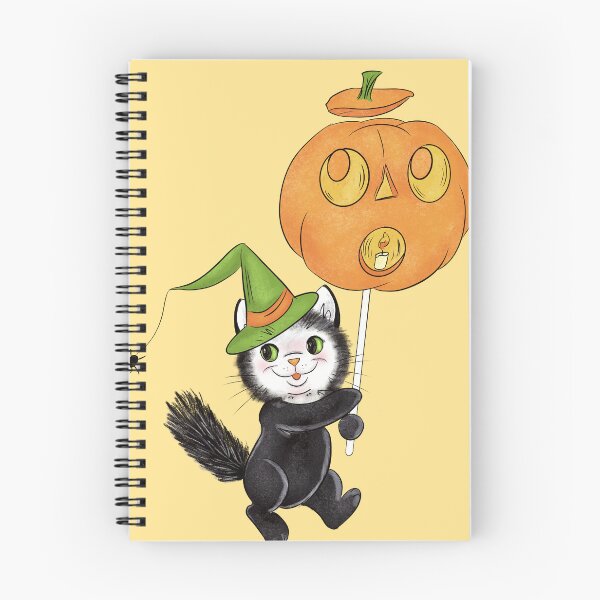 Item preview, Retro Halloween parade kitten  designed and sold by Ash Evans.