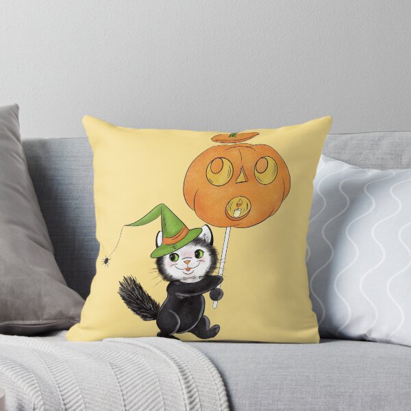 Item preview, Retro Halloween parade kitten  designed and sold by Ash Evans.