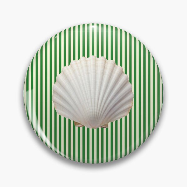 Item preview, Green stripe pattern with shell 3 designed and sold by PLPGH.