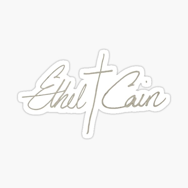 Ethel Cain Signature Sticker
