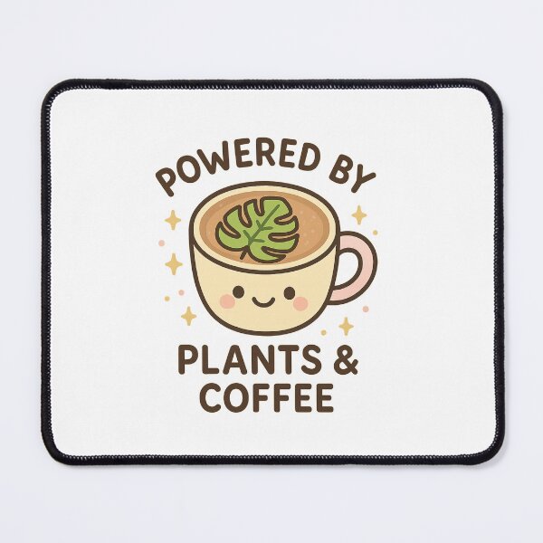 Item preview, Monstera Coffee Lover – Cute Kawaii Plant Latte Design designed and sold by NovaMoodCo.
