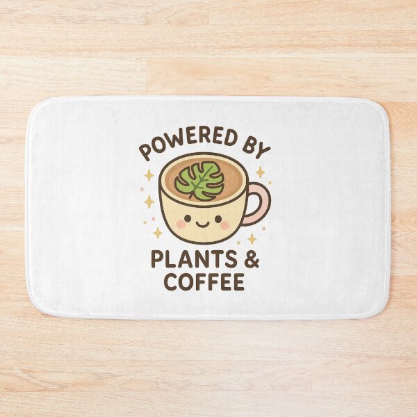 Item preview, Monstera Coffee Lover – Cute Kawaii Plant Latte Design designed and sold by NovaMoodCo.