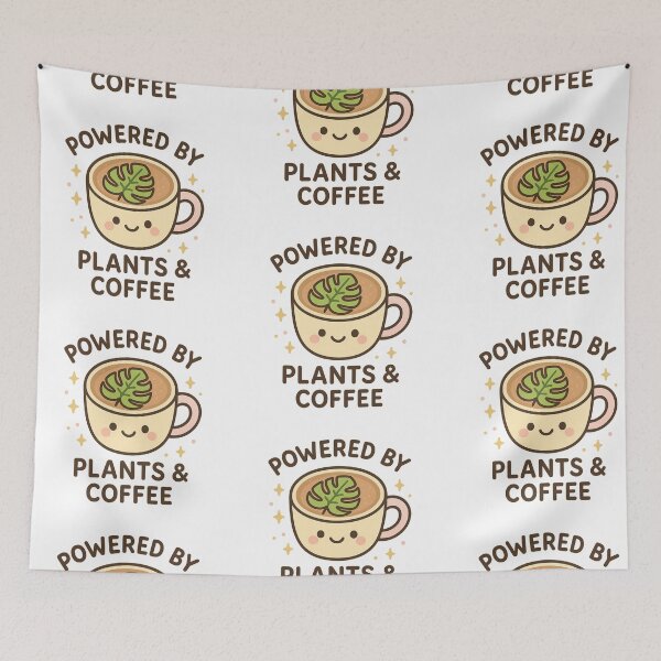 Item preview, Monstera Coffee Lover – Cute Kawaii Plant Latte Design designed and sold by NovaMoodCo.