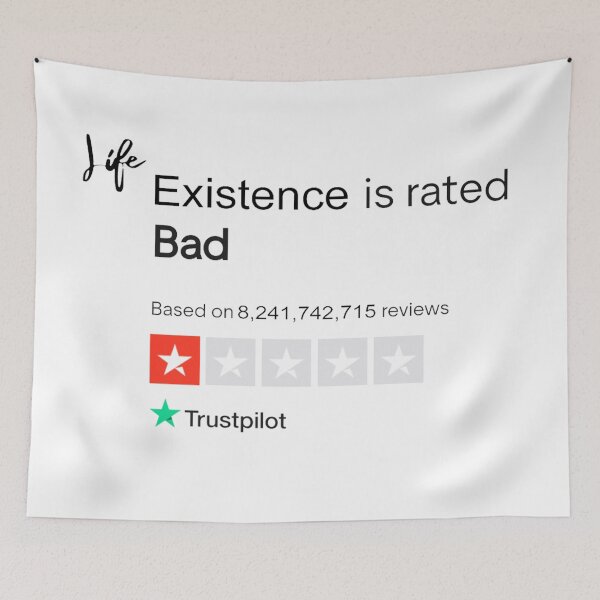 Item preview, Existence: Rated One Star designed and sold by Digital-Cultist.