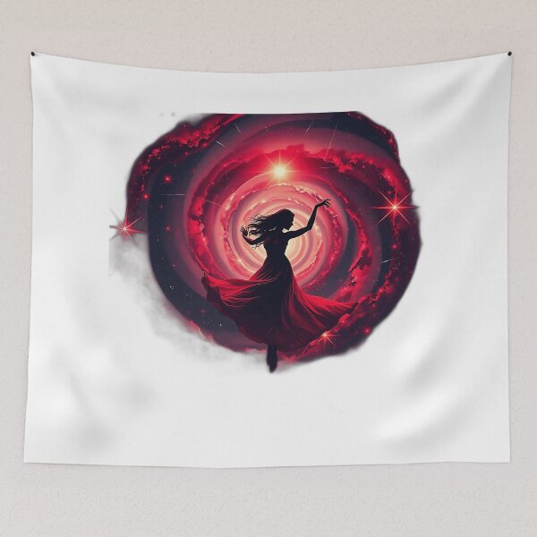 Item preview, Elegant Soloist Dancing in Crimson Supernova designed and sold by sharon1210.