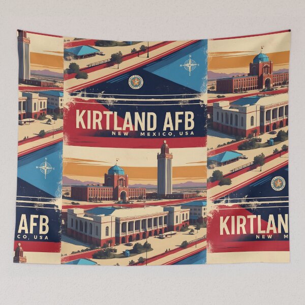 Item preview, Kirtland AFB New Mexico 1950s USA Vintage Travel Tourism designed and sold by TravelersGems.