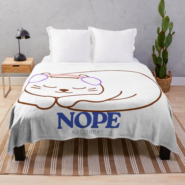 Item preview, Nope Note Today Cat designed and sold by MiraDesignCo.