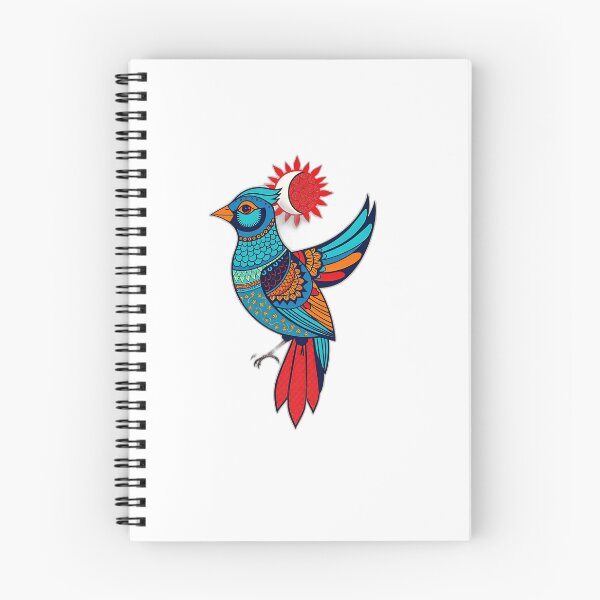 Item preview, Geometric Bird with Sun and Moon designed and sold by sharon1210.