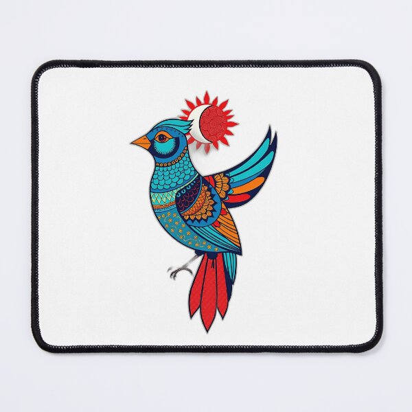Item preview, Geometric Bird with Sun and Moon designed and sold by sharon1210.