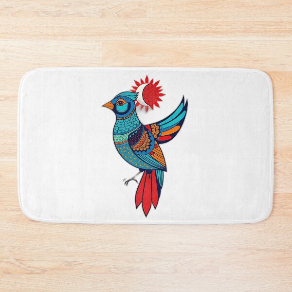 Item preview, Geometric Bird with Sun and Moon designed and sold by sharon1210.