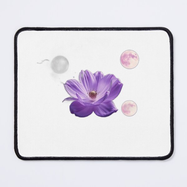 Item preview, Cosmic Violet Flower with Glowing Moons designed and sold by sharon1210.