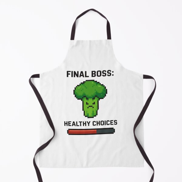 Item preview, Final Boss: Healthy Choices – Funny Pixel Broccoli Design designed and sold by SlomianyPisarz.