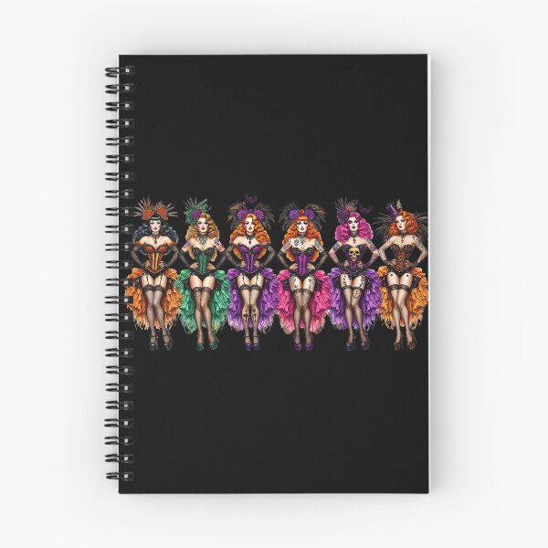 Item preview, Halloween Burlesque Showgirl – Gothic Pinup Witch in Colorful Corset Art designed and sold by Sublime Studio graphics.