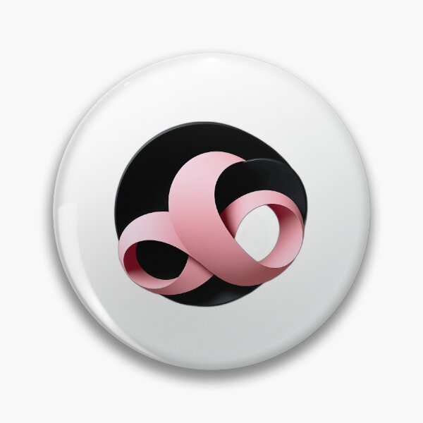 Item preview, Intricate Organic Curves in Pastel Pink and Black designed and sold by sharon1210.