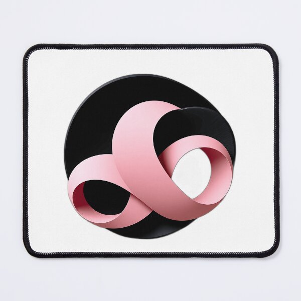 Item preview, Intricate Organic Curves in Pastel Pink and Black designed and sold by sharon1210.