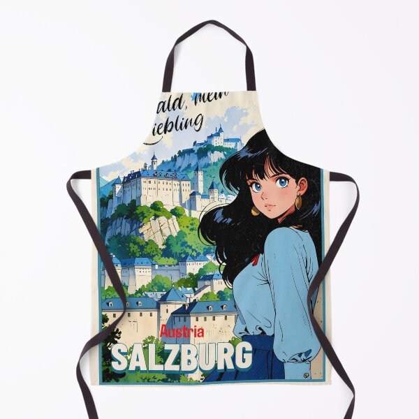 Item preview, Romantic Anime Girl in Salzburg Austria Europe Shoujo Manga Style designed and sold by Kawaii-Sky.