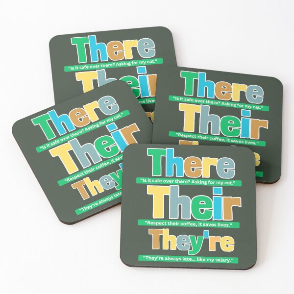 Item preview,  Funny Grammar Shirt – There, Their, They’re Joke T-Shirt designed and sold by Humanity brush .