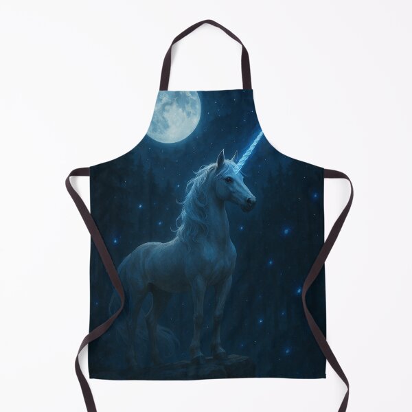 Item preview, Moonlight Unicorn – Enchanted Fantasy Artwork designed and sold by Lolili69.