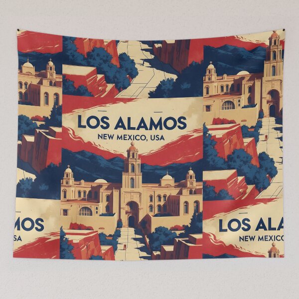 Item preview, Los Alamos New Mexico 1950s USA Vintage Travel Tourism designed and sold by TravelersGems.