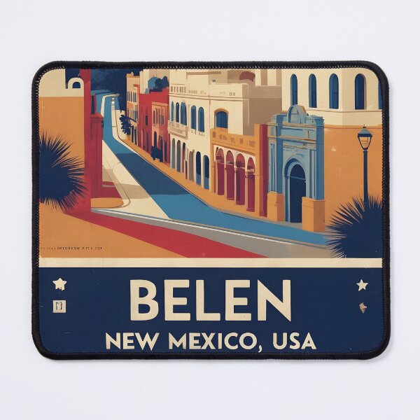 Item preview, Belen New Mexico 1950s USA Vintage Travel Tourism designed and sold by TravelersGems.