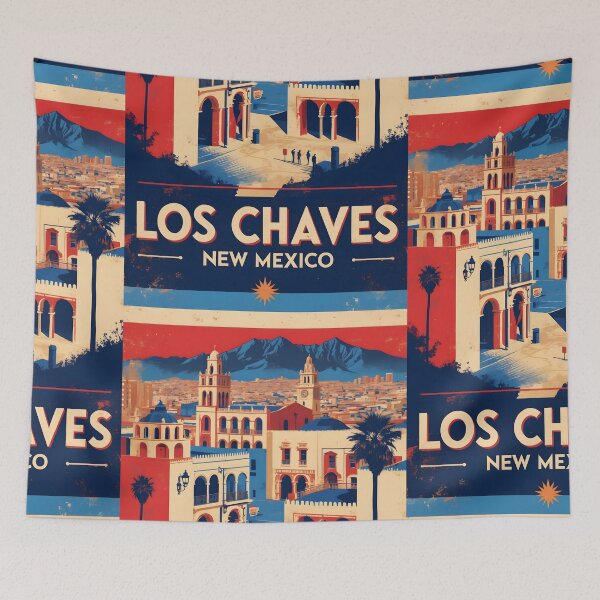 Item preview, Los Chaves New Mexico 1950s USA Vintage Travel Tourism designed and sold by TravelersGems.