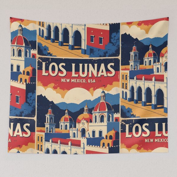 Item preview, Los Lunas New Mexico 1950s USA Vintage Travel Tourism designed and sold by TravelersGems.