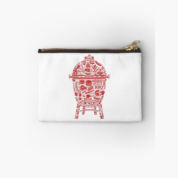Item preview, Artistic Red Kamado Grill BBQ Silhouettes Collage designed and sold by FoodandFun.
