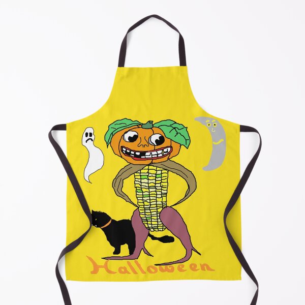 Item preview, Spooked Halloween Vegetable Character with Black Cat designed and sold by kristalcurt.